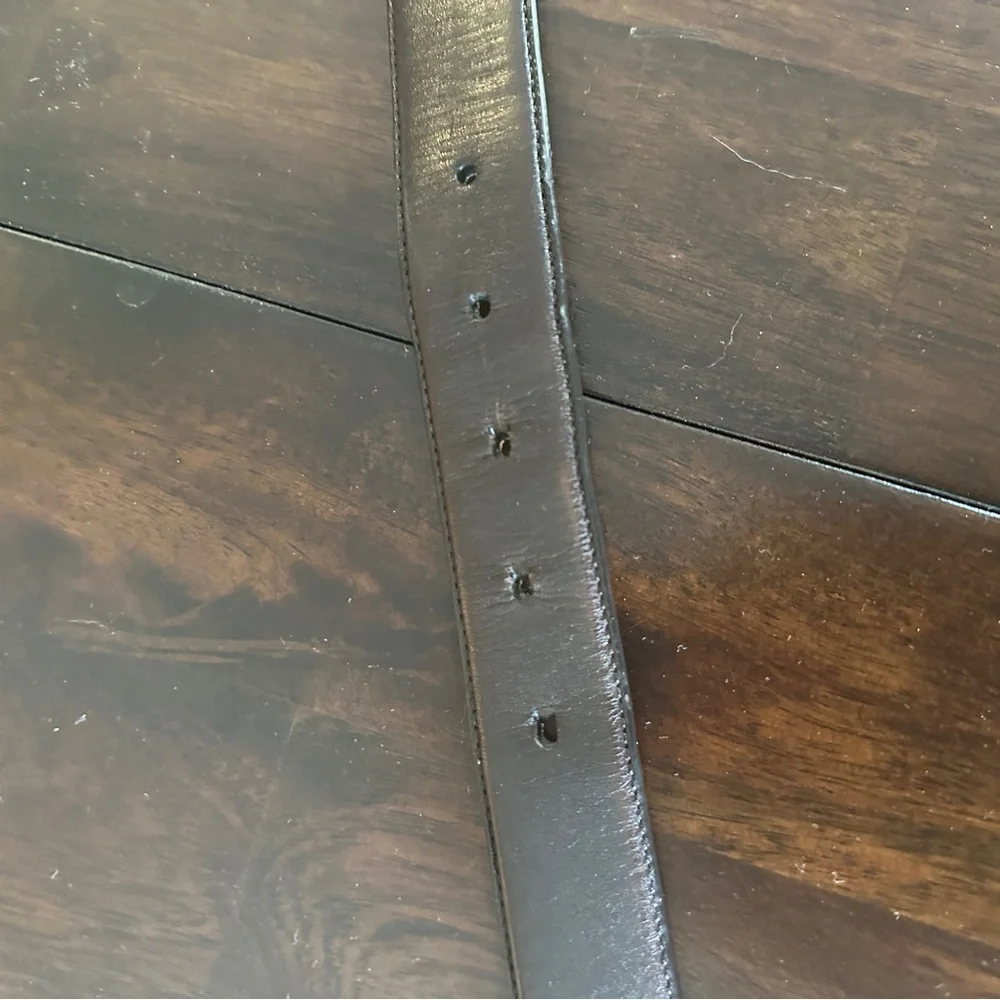Cole Haan reversible belt. Size 42 silver buckle. Brown & dark brown